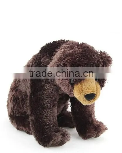 Cuddly stuffed vivid sitting forest animal toys white plush custom polar bear