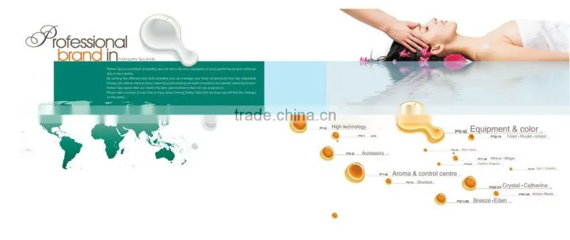 Thetis acrylic massage spa pool in china