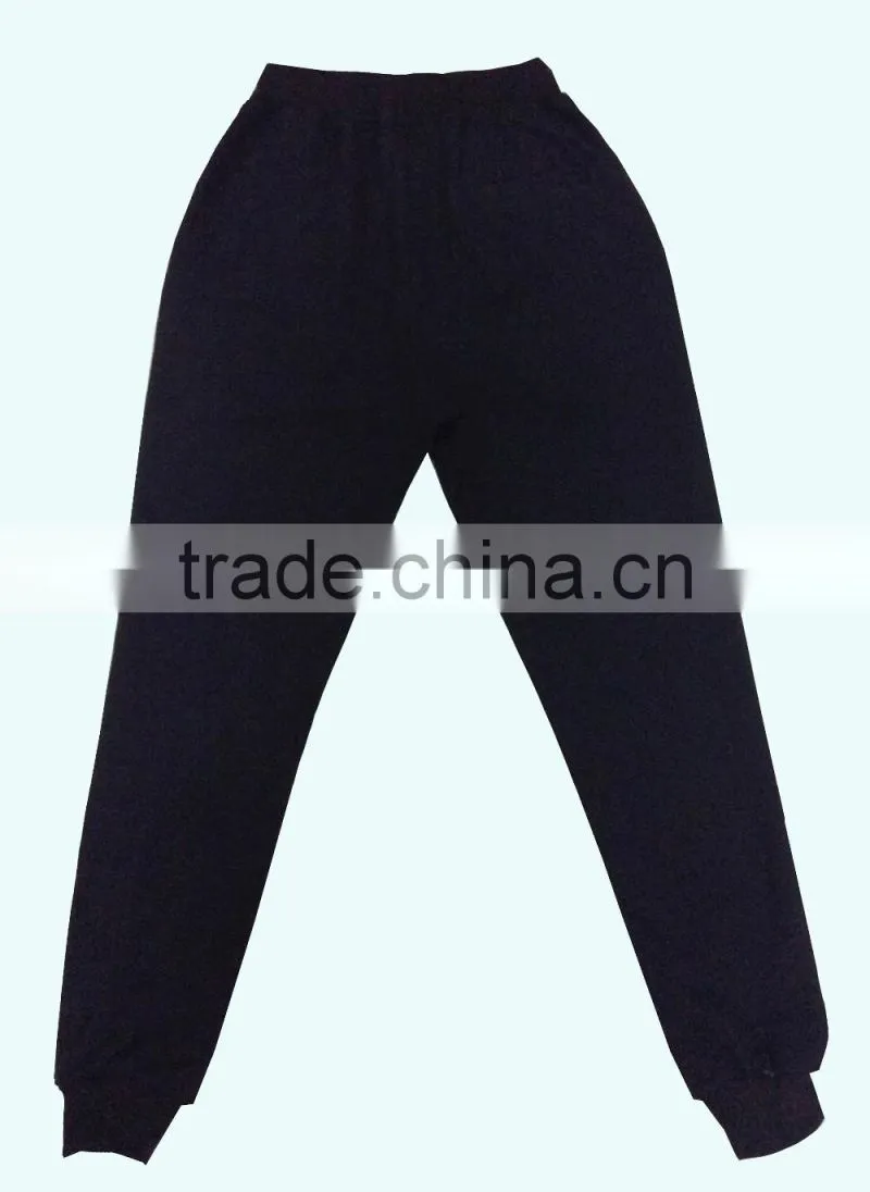 Made in China womens cotton spandex sport wear trousers baggy jersey pants