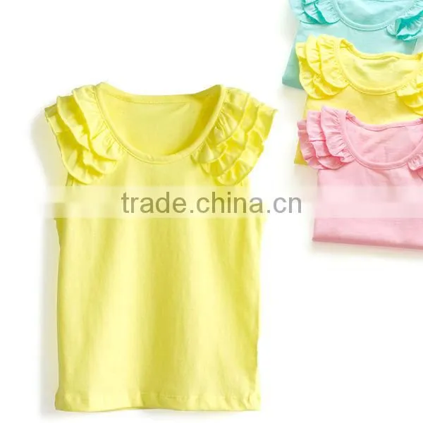 Plain Yellow cotton T shirt manufacturer