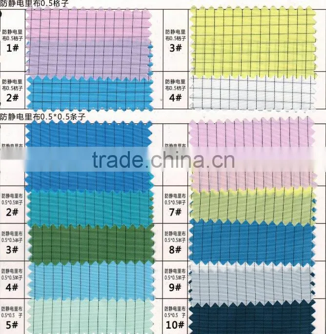 carbon fiber antistatic fabric for ESD lab coat ESD fabric conductive fabric
