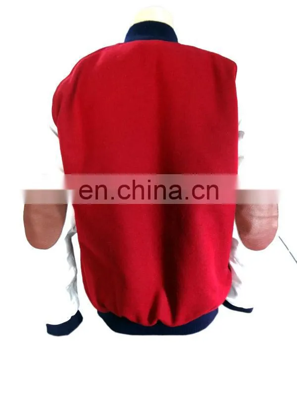 Uniseason custom nylon men varsity jackets/Custom Varsity Jackets With Different Designs