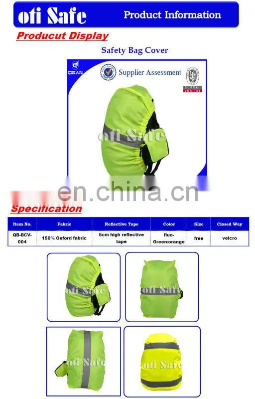 High reflective golf bag travel cover