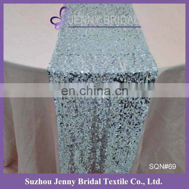SQN#19 Jenny Bridal Champagne Sequin Wedding Table Runners