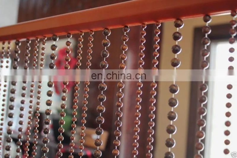 Multi Brown Ball Chains Beaded Curtains