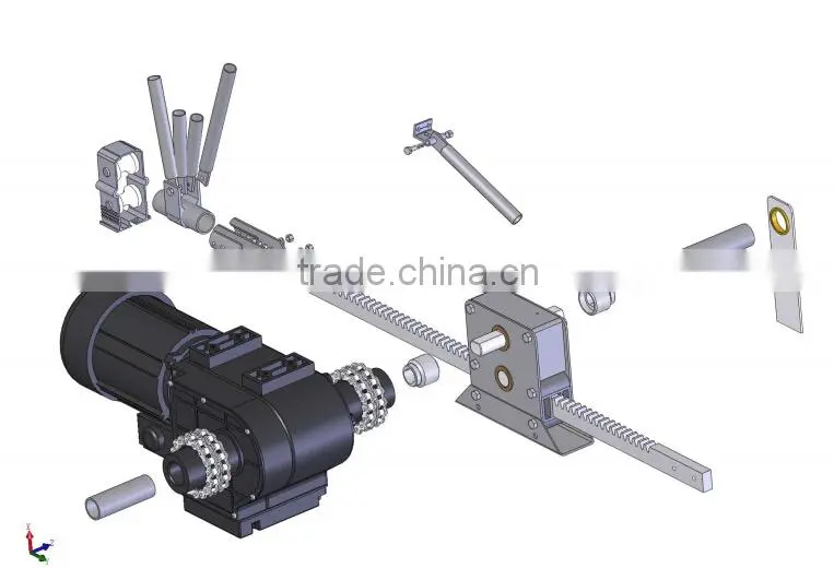 Greenhouse Ventilation Rack and Pinion