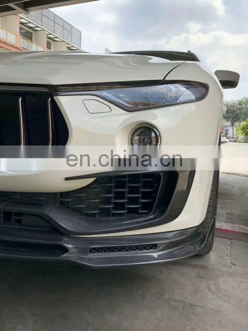 carbon fiber front lip body kit for Maserati Levante Auto Parts