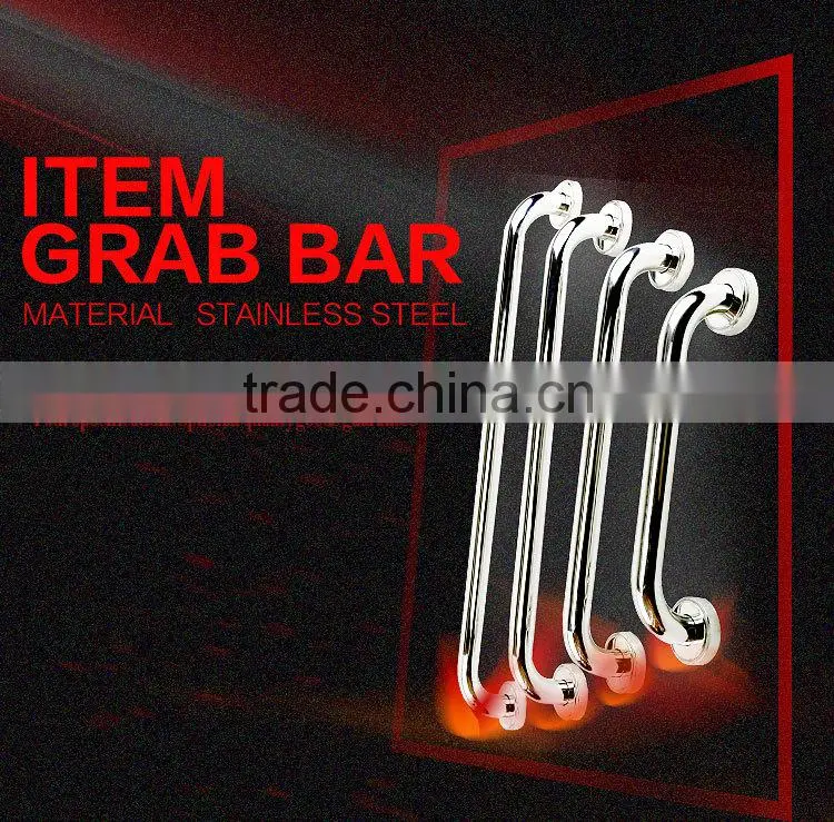 safety stainless steel straight or angled grab bar