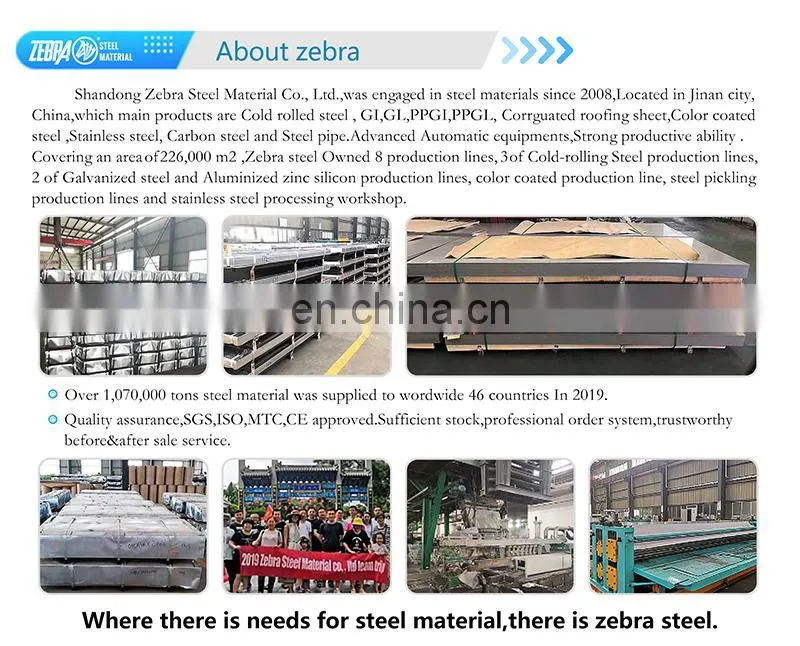 Standard Size z275 1.5*1250*2440mm Galvanized Steel Flat Sheet GI Plain Sheet Plate