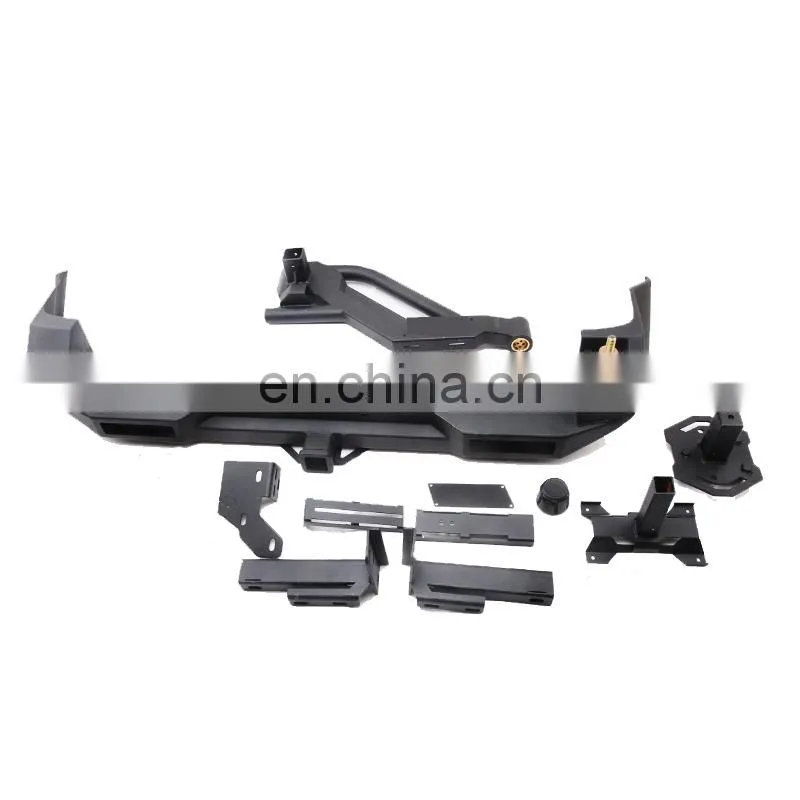 4x4 car steel rear bumper with tire rack for Suzuki Jimny accessories rear bumper