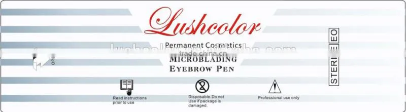 Classical Style embroidery tattoo manual pen / Disposable Microblading Eyebrow Pen