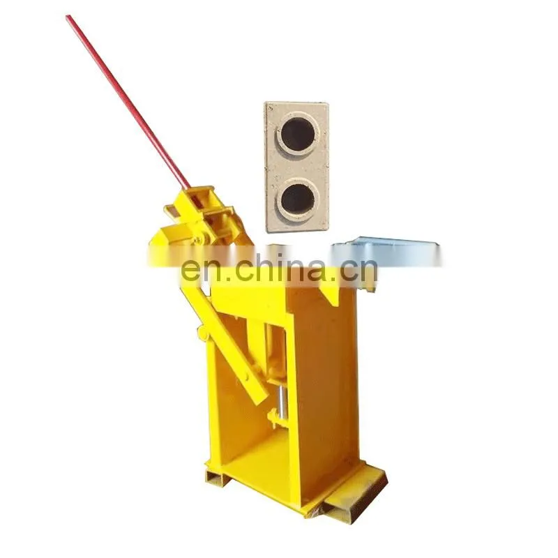 China All Kinds Of Manual Hand Red Interlocking Brick Presser Sale To Africa