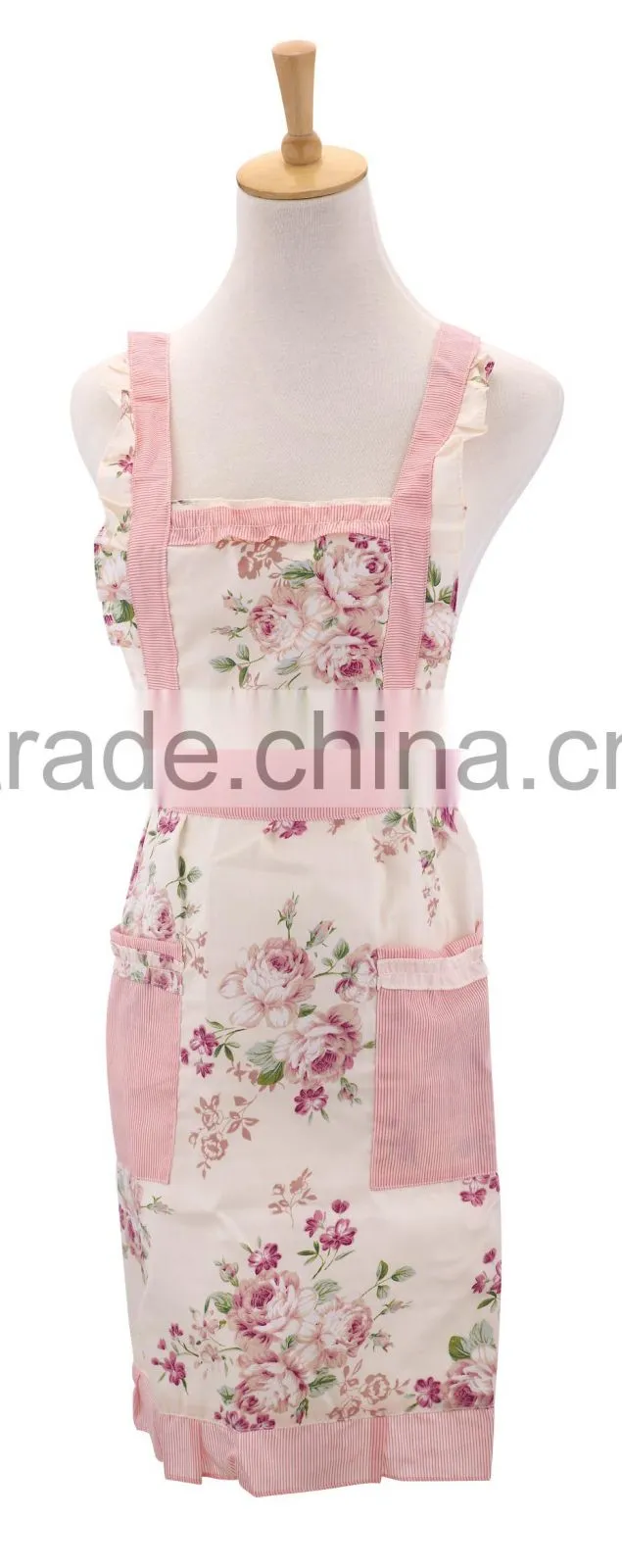 2016 Hot Selling manufacturer custom cotton apron kitchen apron