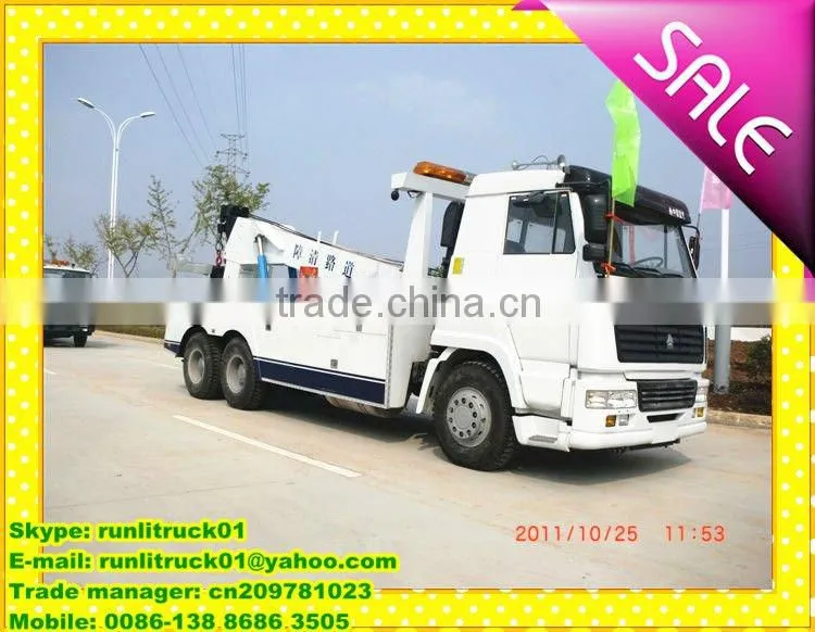 30 tons SINO 6*4 wrecker truck