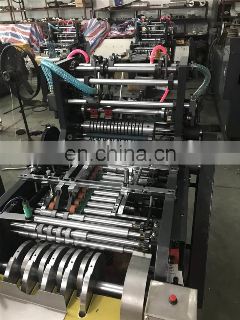 ZF250A Automatic Credit card protector making Machine, RFID blocking sleeve envelope bag folding and gluing equipment