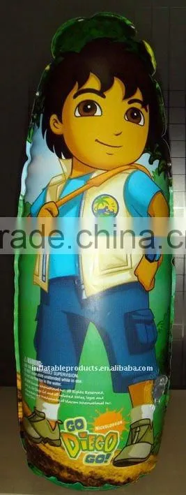 mini PVC inflatable bop bag,punching bag,tumbler