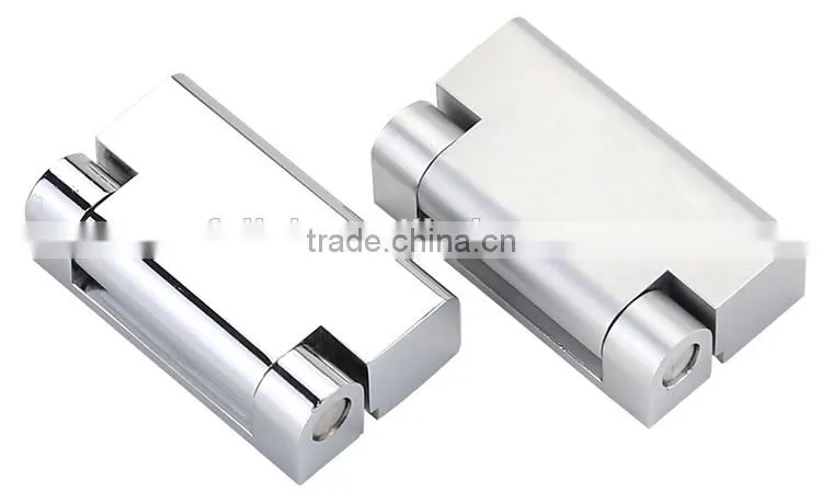 zinc alloy removable hinge with matt black and mirror plating.
