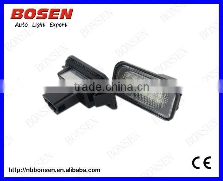 2014 hot product W203 LED licence plate light