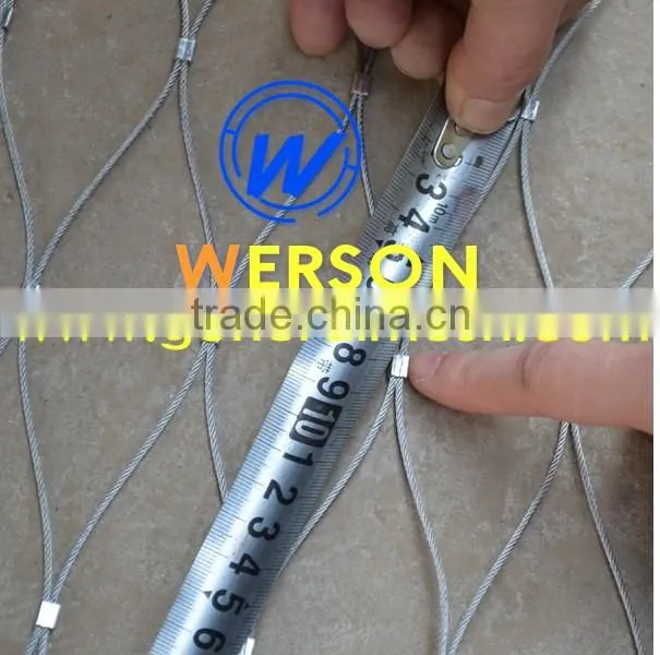 STAINLESS STEEL WEBNET for Zoo Enclosures, Tensile Structure | generalmesh