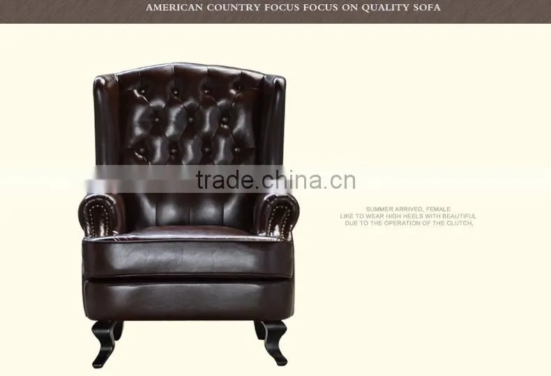 french style living room wooden sofa chair PFS163