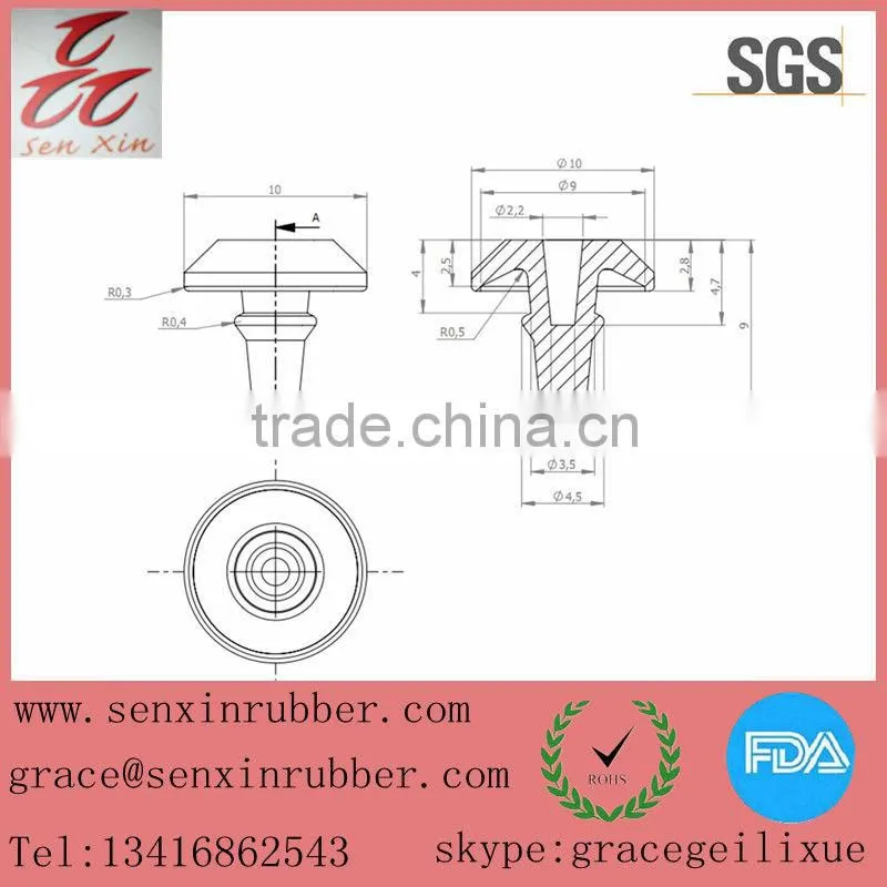 China supplier silicone umbrella valve/ duckbill check valve