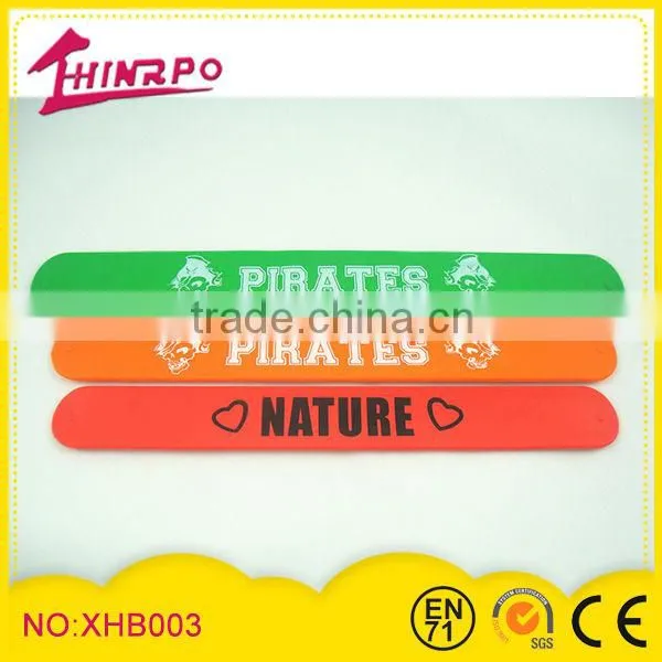 custom silicone slap bracelets wholesale slap bracelet