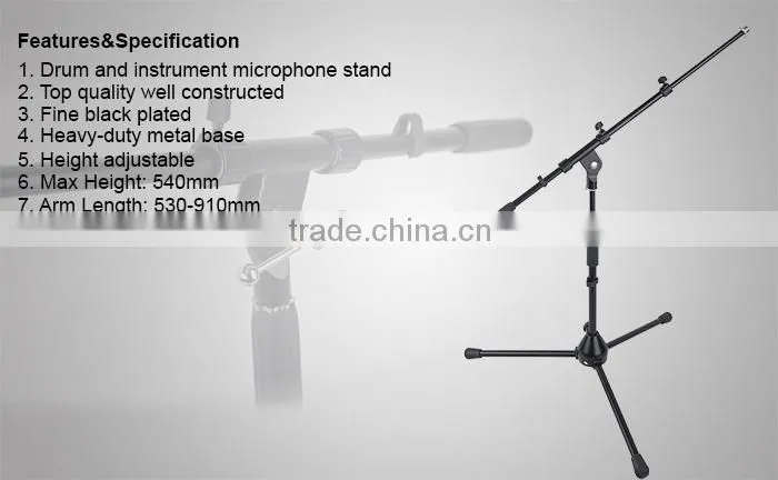 Mini Lightweight Guitar Microphone Stand For Instrument MS009