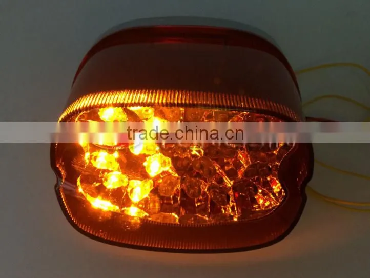 883 Harley Black/clear/red LED Taillight integrated Turn Signals For harley davidson taillight