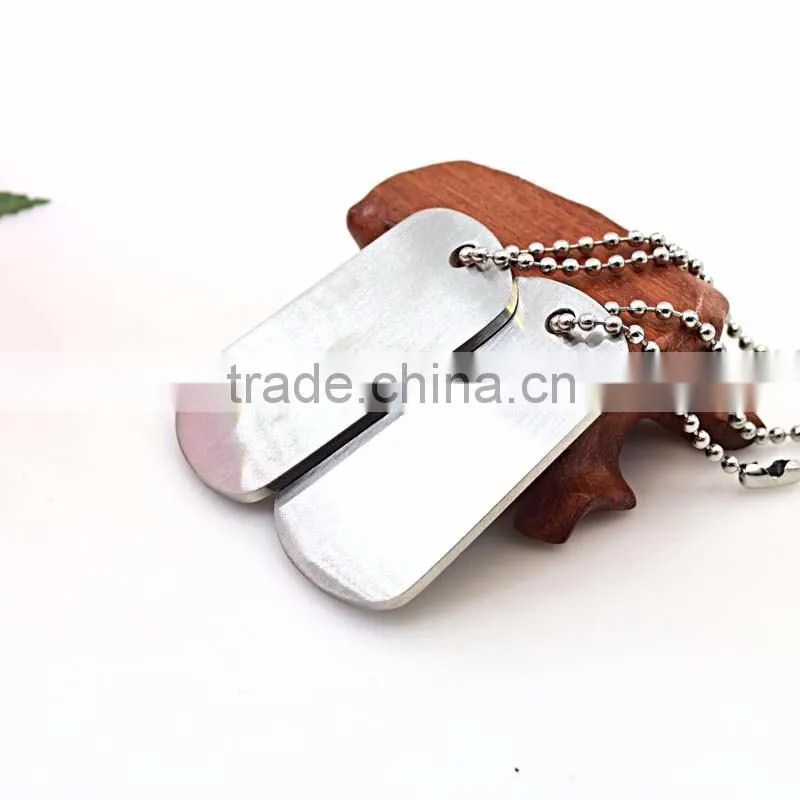 wholesale fashion jewelry custom laser logo words stainless steel couple pendant
