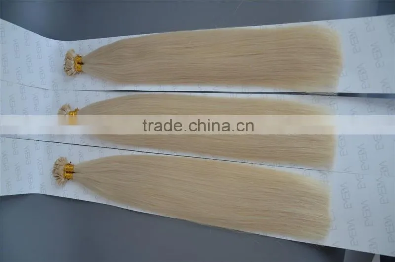 Cheap white silver human hair extensions