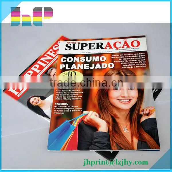 accept oem professional a4 size magazine catalogue printing