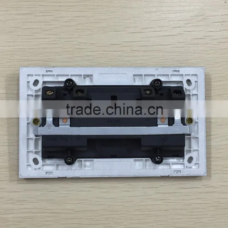 118 series double England type socket with double switch