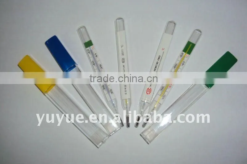 Mercury free clinical thermometer with mix of Guallium