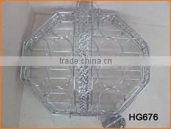 HG676 Wire Made Square Shape Cup Rack 16pcs