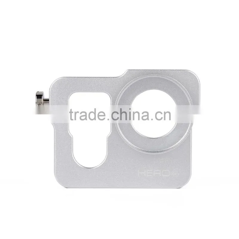 Silver Metal CNC Aluminium Protective Case Shell for Hero4 HERO3+