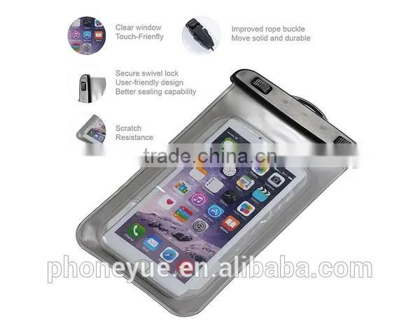 underwater phone protective mobile phone waterproof dry bag pouch for iphone6