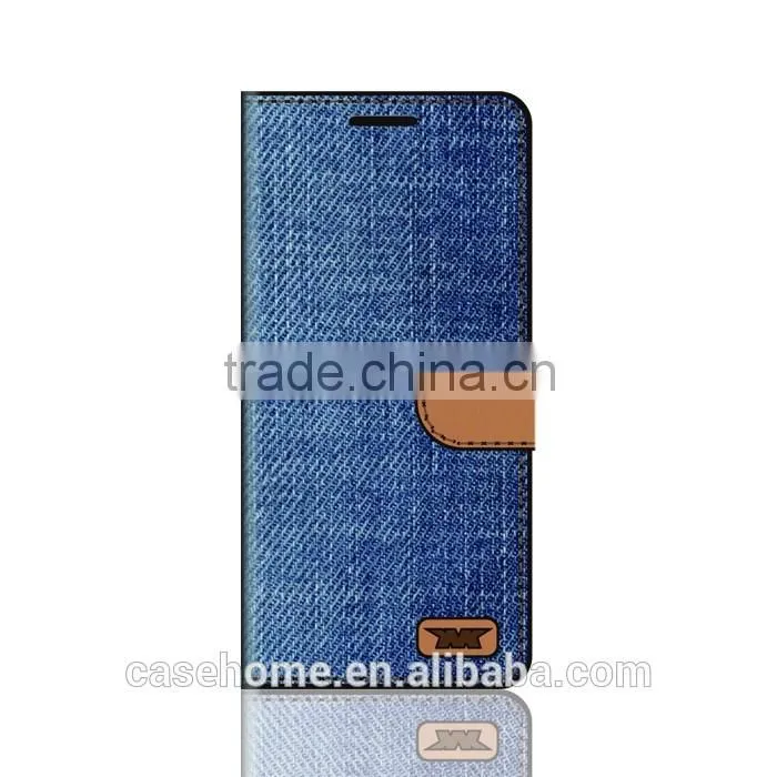 Jean Material Phone Cover Flip Case for Samsung Galaxy J2
