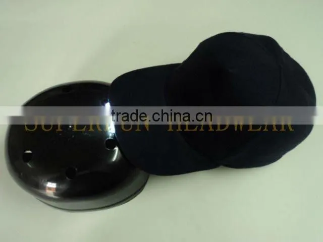 100% cotton fabric LED safety helmet hats