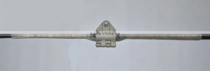 Armour-grip suspension clamp