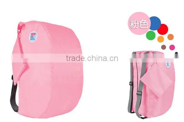 Mutifunctional lightweight waterproof foldable day backpack