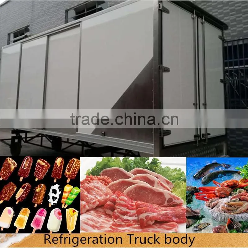 Deep blue color customized refrigerated truck body honeycomb panel