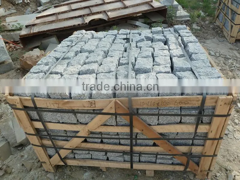 G341 Grey Granite Cube Stones for Sale