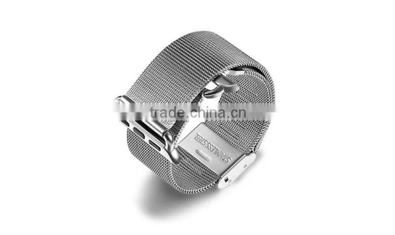 Icarer Milan Series Stainless Steel Watch Band For 42MM Apple Watch Wrist Strap For Iwatch MT-3996