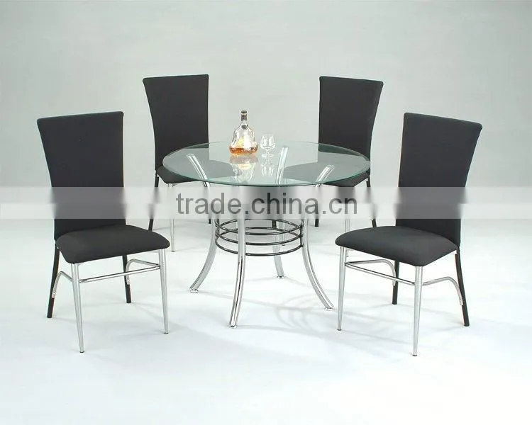 Modern Dining Set/ Black Sofa Dining Set