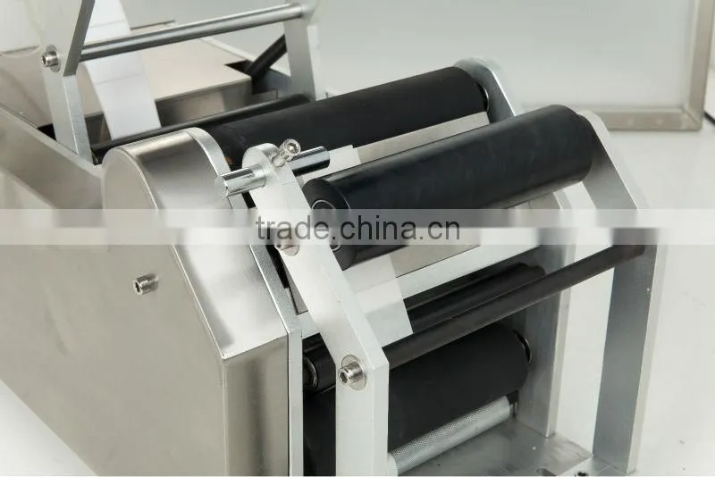 MT-50 manual bottle label sticking machine