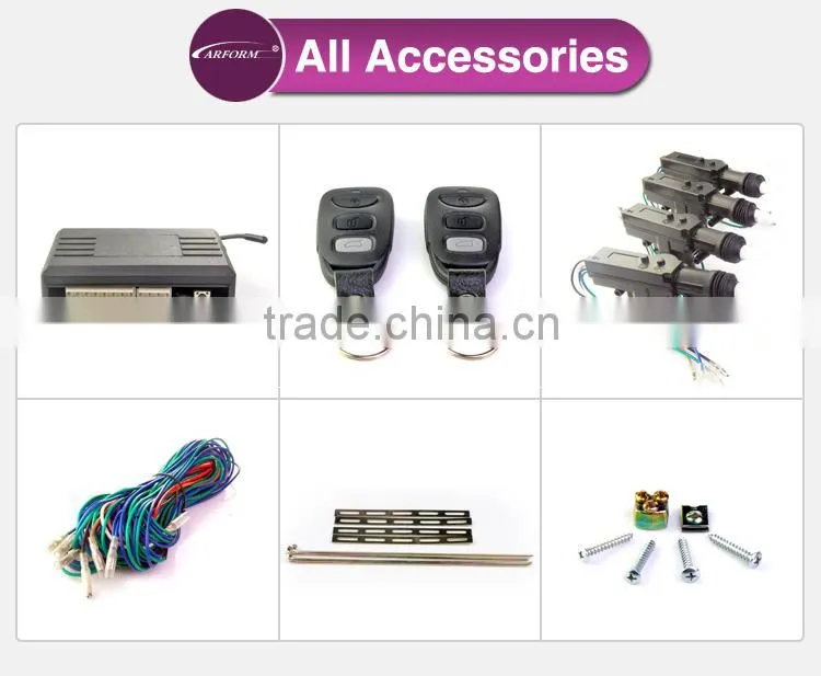 Top leveleasy installed keyless entry with remote central locking system for cars