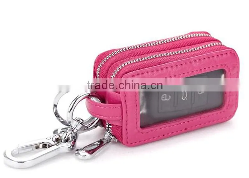 Alibaba hot selling leather key holder wallet