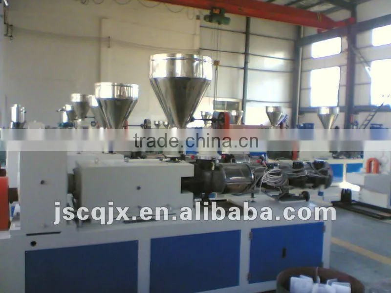 SJSZ 65 twin screw extruder for making PPR/PPR/PE PIPE