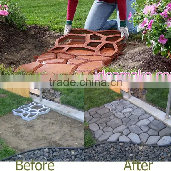 2015 Hot Sale GARDEN SUPPLY- Plastic Concrete Paver Mould