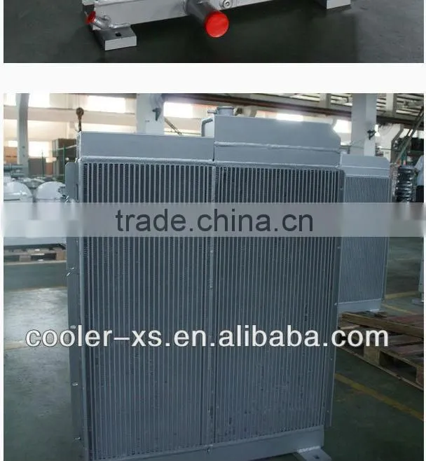 aluminum air to water heat exchanger